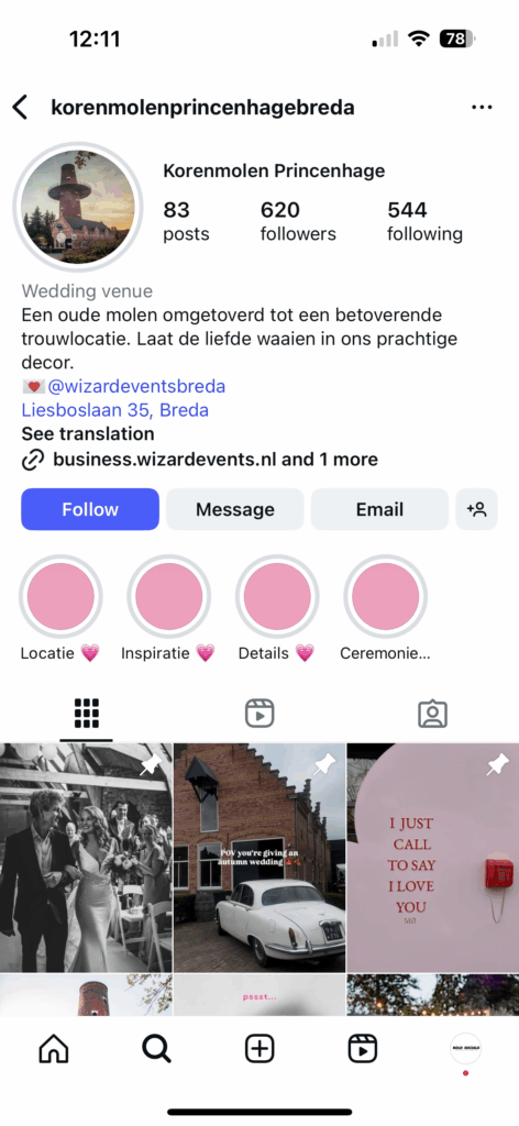 Content tbv opdrachtgever - social media beheer Breda